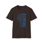 Electric Blue Cross T-Shirt